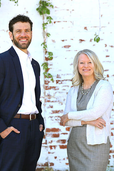 Jeff and Helen smiling